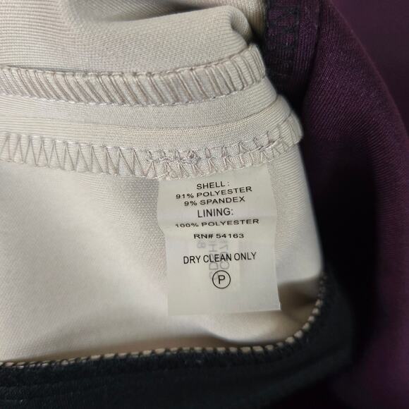 Calvin Klein Color Block Sheath Dress Womens 10 Knee Length Sleeveless 0679 - Picture 6 of 10